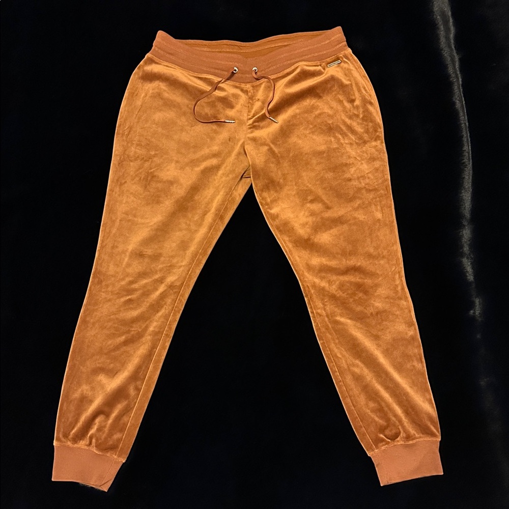 Calvin Klein women’s copper brown Jogger Pants EUC Sz XL